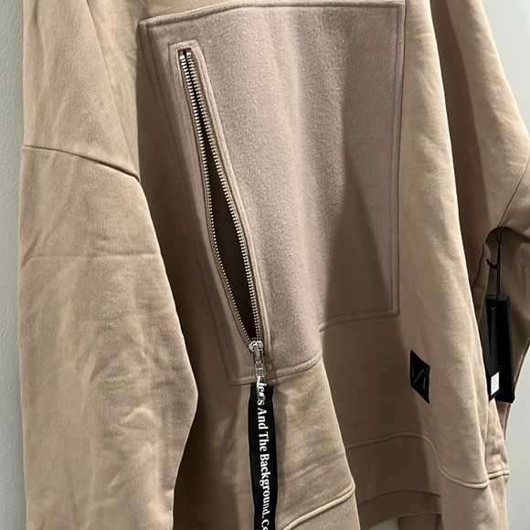 Odeur Men’s Story Sweat Beige/Sand Rose Large - Picture 8 of 12